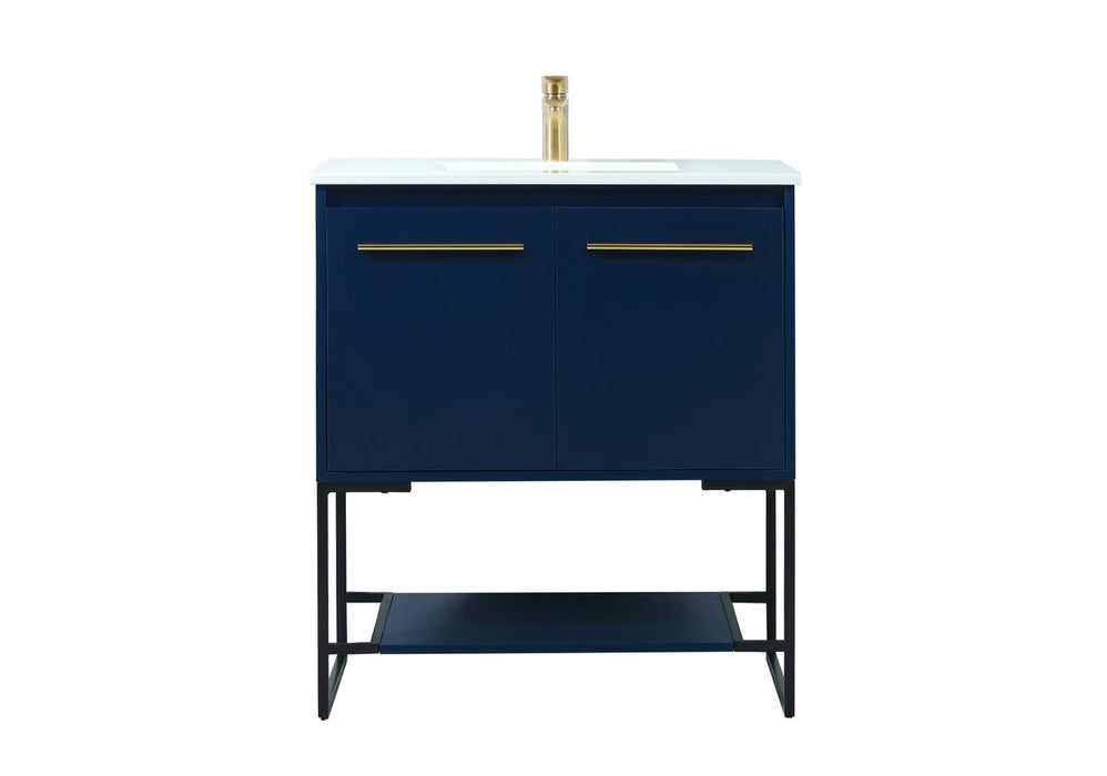 Elegant Lighting - VF42530MBL - Vanity Sink Set - Sloane - Blue