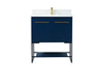 Elegant Lighting - VF42530MBL-BS - Vanity Sink Set - Sloane - Blue