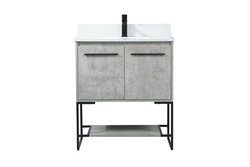 Elegant Lighting - VF42530MCG-BS - Vanity Sink Set - Sloane - Concrete Grey