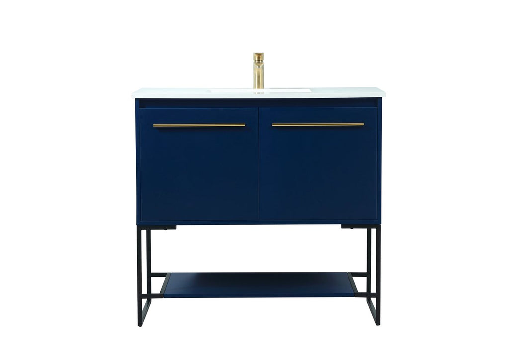 Elegant Lighting - VF42536MBL - Vanity Sink Set - Sloane - Blue