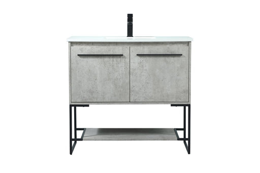 Elegant Lighting - VF42536MCG - Vanity Sink Set - Sloane - Concrete Grey
