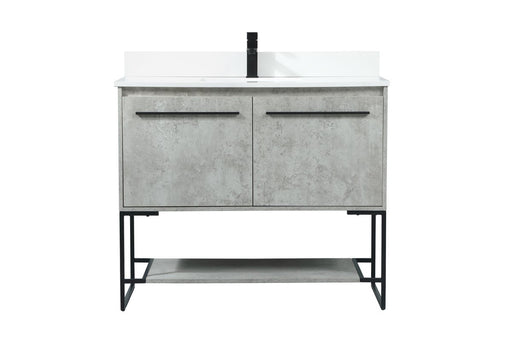 Elegant Lighting - VF42540MCG-BS - Vanity Sink Set - Sloane - Concrete Grey
