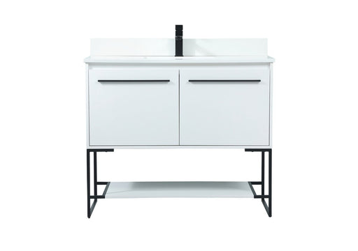 Elegant Lighting - VF42540MWH-BS - Vanity Sink Set - Sloane - White