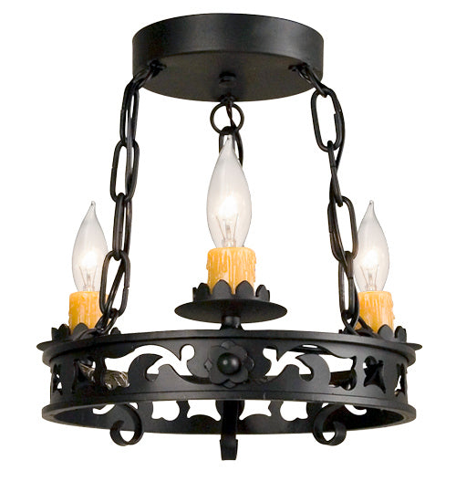 Meyda Tiffany - 115176 - Three Light Chandelier - Sagebrush