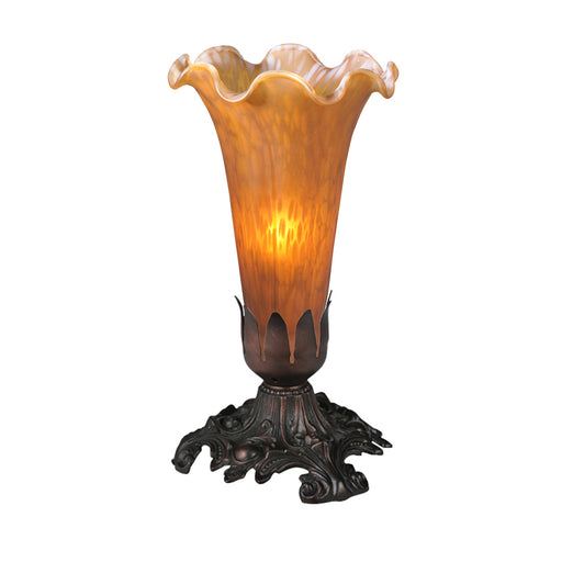 Meyda Tiffany - 13359 - One Light Accent Lamp - Amber Pond Lily - Amber