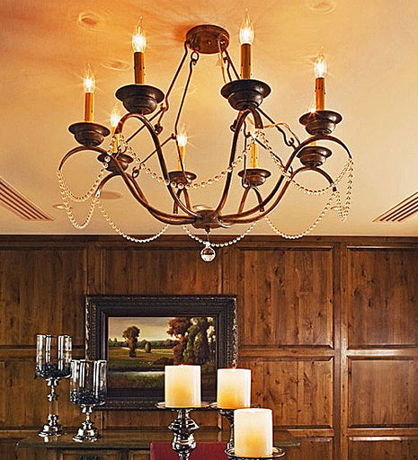 Eight Light Chandelier