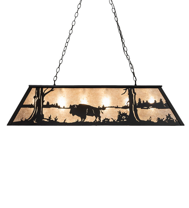 Meyda Tiffany - 19083 - Six Light Pendant - Buffalo At Lake