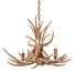 Meyda Tiffany - 213675 - Four Light Chandelier - Antlers - Nickel