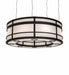 Meyda Tiffany - 231062 - Eight Light Pendant - Sargent - Wrought Iron
