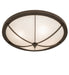 Meyda Tiffany - 231307 - LED Flushmount - Dominga - Timeless Bronze
