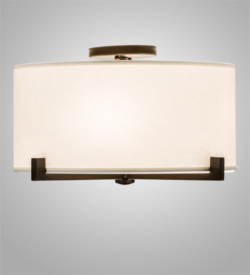 Meyda Tiffany - 233657 - One Light Flushmount - Cilindro