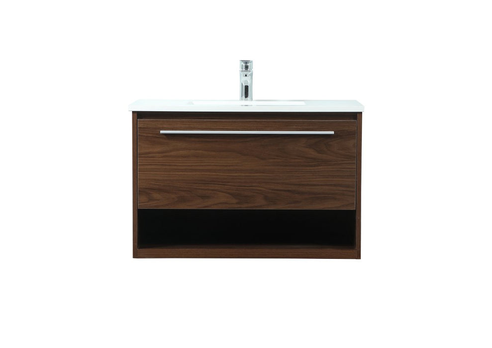 Elegant Lighting - VF43530MWT - Vanity Sink Set - Roman - Walnut