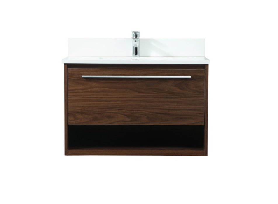 Elegant Lighting - VF43530MWT-BS - Vanity Sink Set - Roman - Walnut