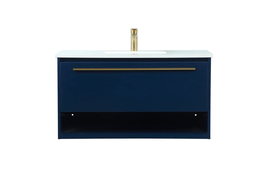 Elegant Lighting - VF43536MBL - Vanity Sink Set - Roman - Blue