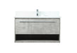 Elegant Lighting - VF43536MCG-BS - Vanity Sink Set - Roman - Concrete Grey