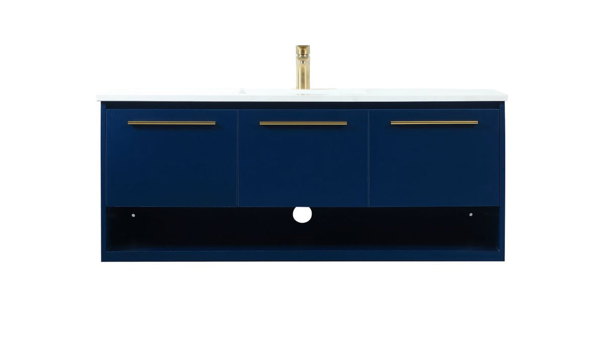 Elegant Lighting - VF43548MBL - Vanity Sink Set - Roman - Blue