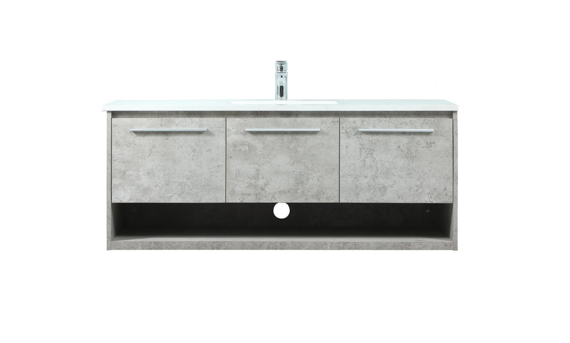 Elegant Lighting - VF43548MCG - Vanity Sink Set - Roman - Concrete Grey