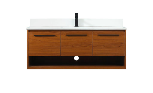 Elegant Lighting - VF43548MTK-BS - Vanity Sink Set - Roman - Teak