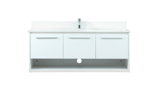 Elegant Lighting - VF43548MWH-BS - Vanity Sink Set - Roman - White