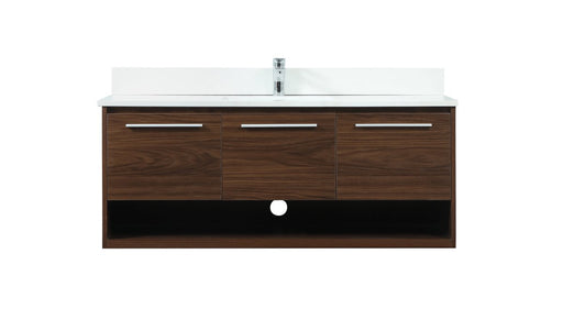 Elegant Lighting - VF43548MWT-BS - Vanity Sink Set - Roman - Walnut