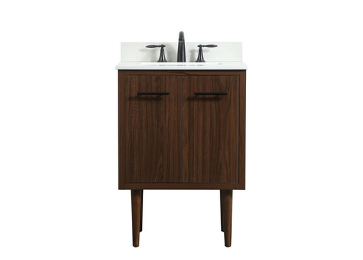 Elegant Lighting - VF48024MWT-BS - Single Bathroom Vanity - Cyrus - Walnut