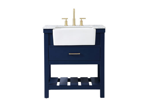 Elegant Lighting - VF60130BL - Single Bathroom Vanity - Clement - Blue