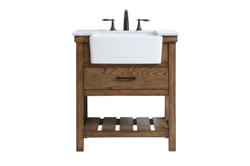 Elegant Lighting - VF60130DW - Single Bathroom Vanity - Clement - Driftwood