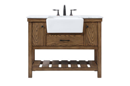 Elegant Lighting - VF60142DW - Single Bathroom Vanity - Clement - Driftwood