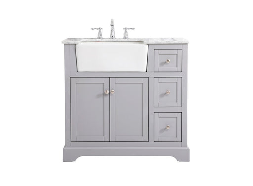 Elegant Lighting - VF60236GR - Single Bathroom Vanity - Franklin - Grey