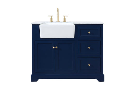 Elegant Lighting - VF60242BL - Single Bathroom Vanity - Franklin - Blue