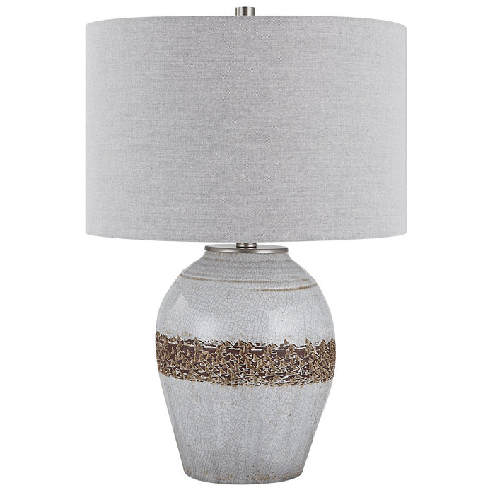 Uttermost - 30053-1 - One Light Table Lamp - Poul - Brushed Nickel