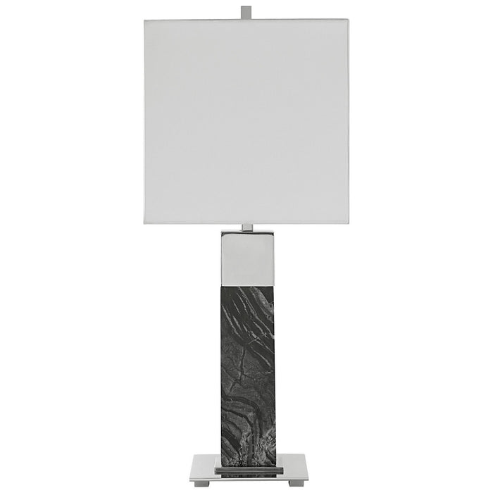 Uttermost - 30060-1 - One Light Table Lamp - Pilaster - Polished Nickel