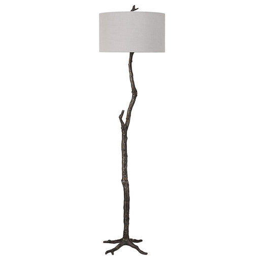 Uttermost - 30063 - One Light Floor Lamp - Spruce - Distressed Rustic Black