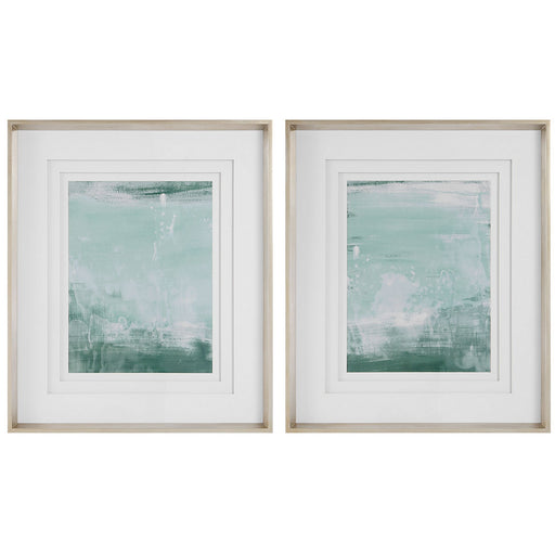 Uttermost - 41439 - Framed Prints, S/2 - Coastal - Silver Leaf