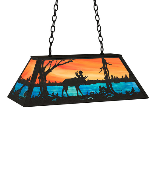 Meyda Tiffany - 234273 - Six Light Pendant - Moose At Lake
