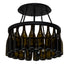 Meyda Tiffany - 235276 - Six Light Semi-Flushmount - Tuscan Vineyard