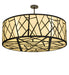 Meyda Tiffany - 238911 - Eight Light Pendant - Cilindro - Wrought Iron