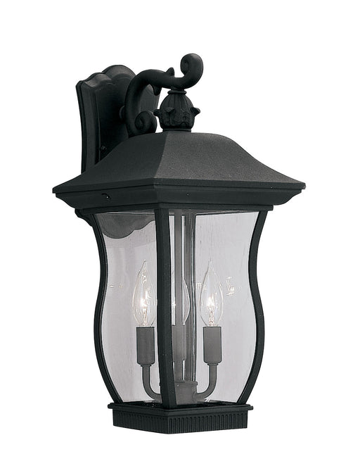 Designers Fountain - 2722-BK - Three Light Wall Lantern - Chelsea - Black