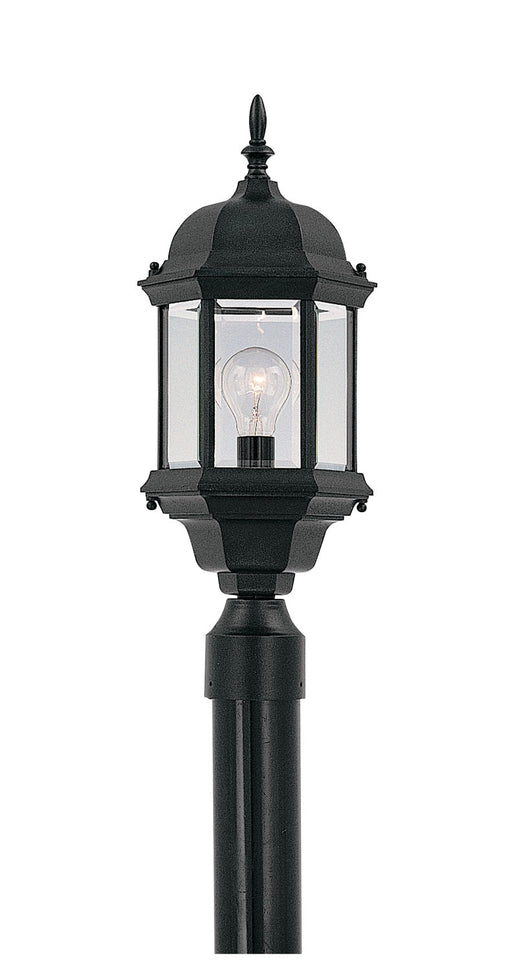 Designers Fountain - 2976-BK - One Light Post Lantern - Devonshire - Black
