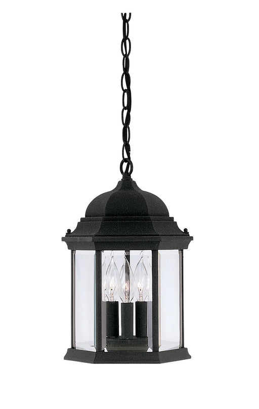 Designers Fountain - 2984-BK - Three Light Hanging Lantern - Devonshire - Black