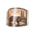 Meyda Tiffany - 243423 - One Light Wall Sconce - Northwoods Bear At Lake - Bronze
