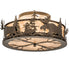 Meyda Tiffany - 243425 - Four Light Flushmount - Moose & Fox - Bronze