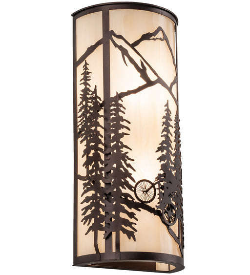 Meyda Tiffany - 243640 - Two Light Wall Sconce - Tall Pines - Mahogany Bronze