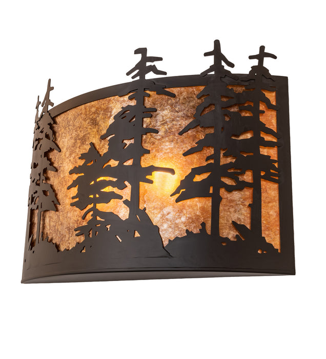 Meyda Tiffany - 243680 - Two Light Wall Sconce - Tall Pines - Oil Rubbed Bronze