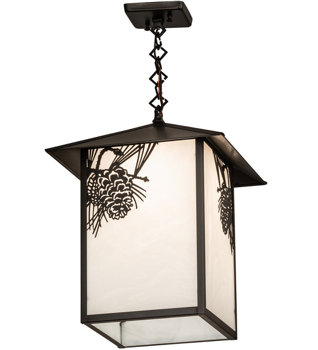 Meyda Tiffany - 244161 - One Light Pendant - Seneca - Craftsman Brown
