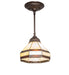 Meyda Tiffany - 244869 - One Light Pendant - Topridge - Mahogany Bronze
