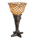 Meyda Tiffany - 244877 - One Light Mini Lamp - Tiffany Fishscale - Mahogany Bronze