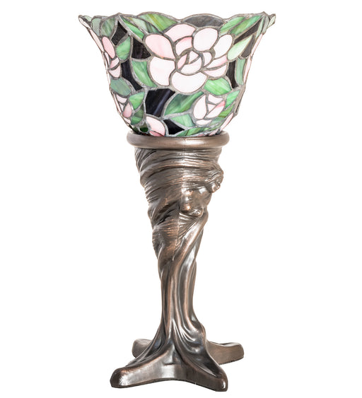 Meyda Tiffany - 244878 - One Light Mini Lamp - Begonia - Mahogany Bronze
