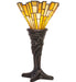 Meyda Tiffany - 244880 - One Light Mini Lamp - Delta - Mahogany Bronze