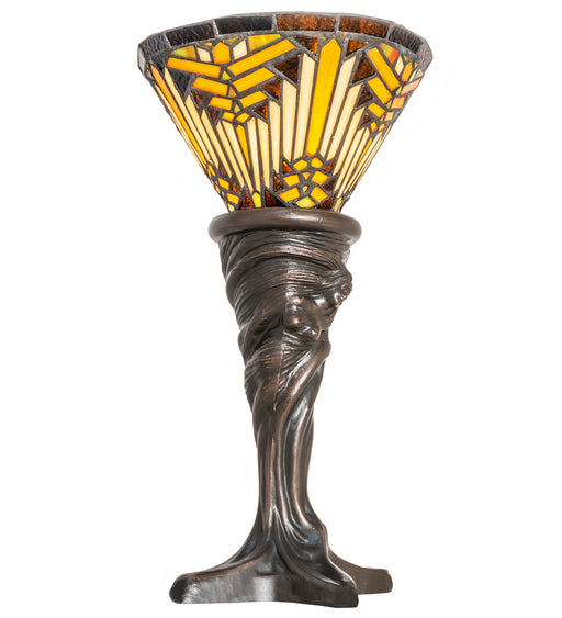 Meyda Tiffany - 244882 - One Light Mini Lamp - Nuevo Mission - Mahogany Bronze